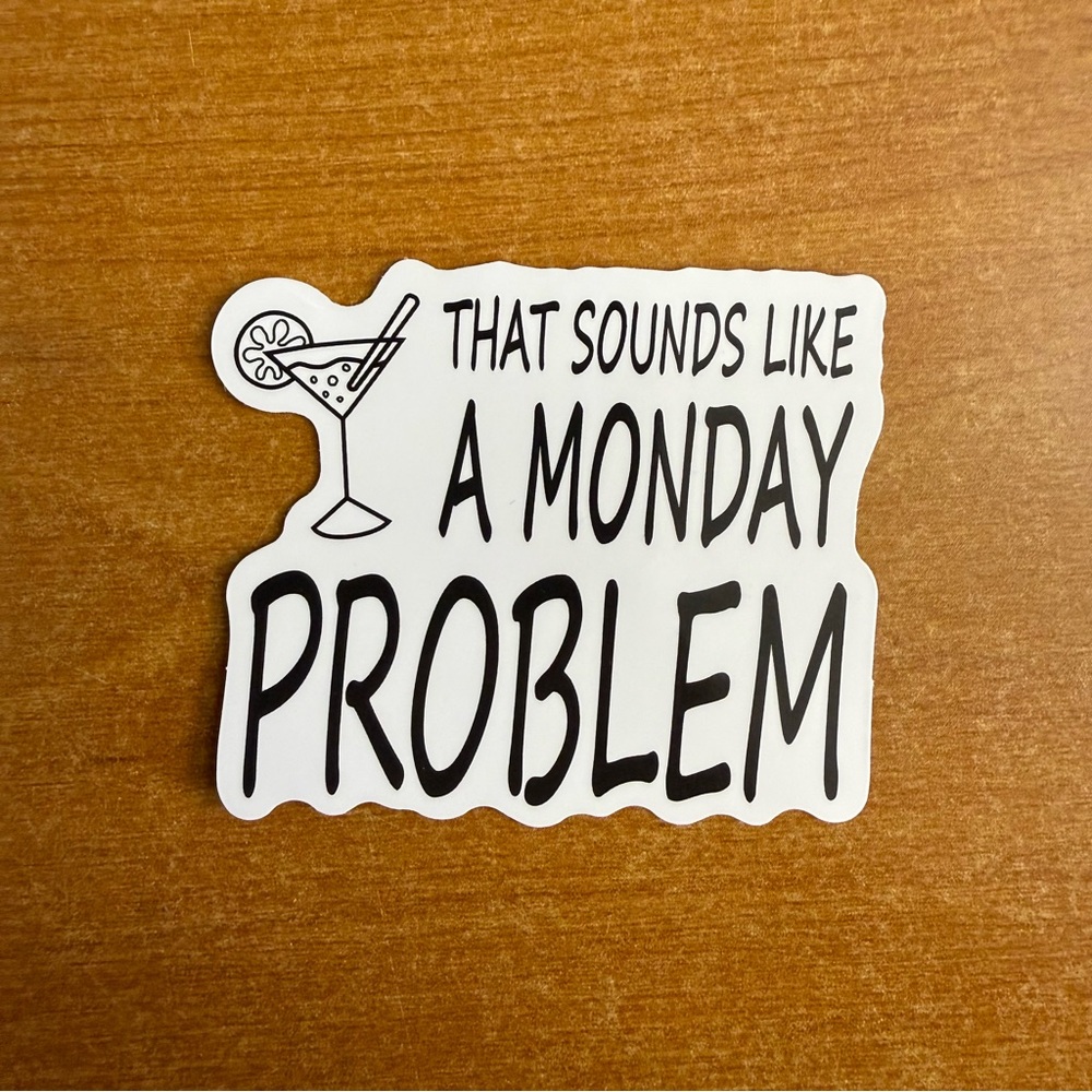 Humorous Black and White Wall‎ Sticker